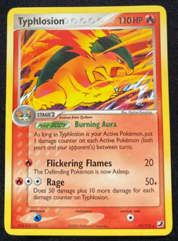 Typhlosion 17/115 Non-Holo Neo Genesis Pokemon Card LP - Image 1
