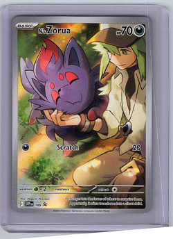 N's Zorua #189 Pokemon Promo Black Star NM - Image 1