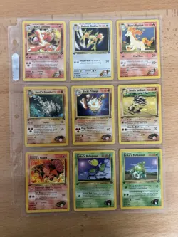NM Complete 1st Edition Gym Challenge Set Common Uncommon Non Holo 91 Pokemon - Image 2