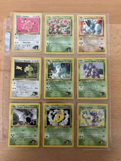 NM Complete 1st Edition Gym Challenge Set Common Uncommon Non Holo 91 Pokemon - Image 4