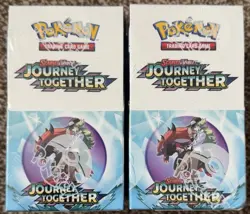 2 x Pokemon TCG Journey Together Half Booster Box - 36 Packs - Factory Sealed - Image 1