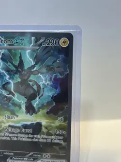 Zekrom EX Sir 166/086 Pokemon Black Bolt Full Art English - Image 3