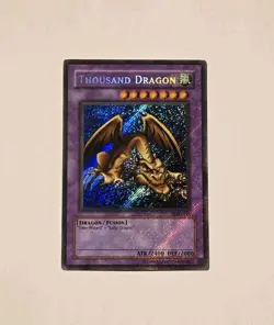 Yugioh Thousand Dragon MRD-143 Secret Rare Holo Bleed VLP - Image 1