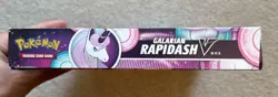 Pokemon TCG Galarian Rapidash V Box Booster Promo Card Sealed - W/ S&M Era Pack! - Image 5