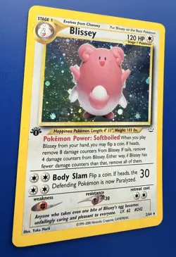 Blissey 02/64 Neo Revelation 1st Edition Holo Rare Pokemon Card TCG WOTC LP - Image 2