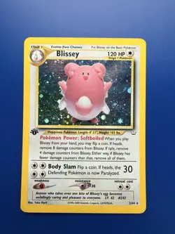 Blissey 02/64 Neo Revelation 1st Edition Holo Rare Pokemon Card TCG WOTC LP - Image 5