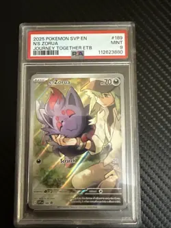 Pokemon TCG Journey Together N's Zorua #189 Holo Promo Card - Image 1
