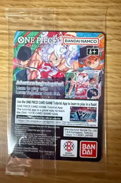 One Piece Monkey D. Luffy US Voyage College Card Gonzaga SEALED, IN HAND, 1/31 - Image 2