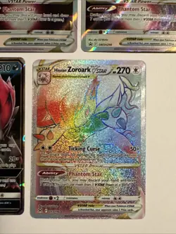 Pokemon ZOROARK 5 Card Lot ~ VStar Secret Rare GX V Hisuian - Image 2