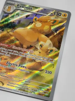 Pawmot 209/198 Scarlet & Violet Base Set Illustration Rare Holo Pokemon Card - Image 4