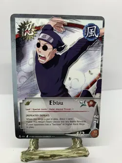 Ebisu 121 Naruto CCG Rare Shonen Jump’s Card - Image 1