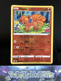 Pokemon Card Vulpix 006/073 Champion's Path Reverse Holo Rare NM - Image 1
