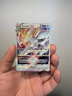 Pokemon TCG Arceus VSTAR Holo Card 123/172 Swsh09 Brilliant Stars Ultra Rare - Image 1