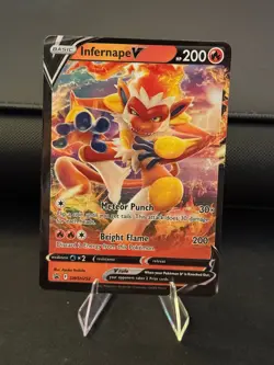 Infernape V SWSH252 SWSH: Sword & Shield Promo Cards Holo - Image 1