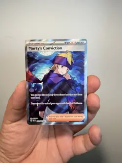 Morty's Conviction Holo Ultra Rare Card 201/162SV05: Temporal Forces - Image 1