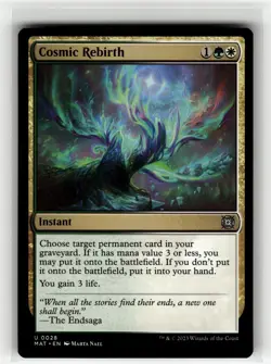 COSMIC REBIRTH The Aftermath #28 MAT(NM+)(MTG) - Image 1