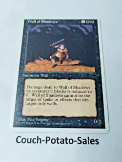 Mtg Wall Of Shadows - Chronicles - Uncirculated - Image 2