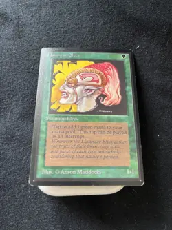 Magic the Gathering Llanowar Elves Beta NM - Image 4