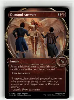 DEMAND ANSWERS (SHOWCASE) Murders at Karlov Manor #306 MKM(NM+)(MTG) - Image 1