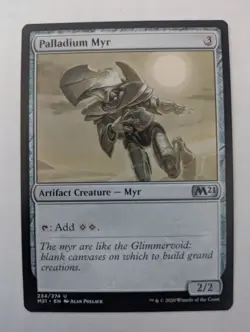 Palladium Myr (234) – Core Set 2021 – MTG Magic the Gathering - Image 1