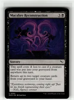 MACABRE RECONSTRUCTION Murders at Karlov Manor #93 MKM(NM+)(MTG) - Image 1