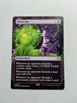 MTG 1x Waste Not # 38 Wilds of Eldraine Enchanting Tales Magic Gathering x1 NM - Image 1