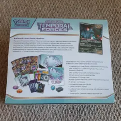 Pokemon TCG Temporal Forces Pokemon Center Elite Trainer Box ETB Walking Wake - Image 3