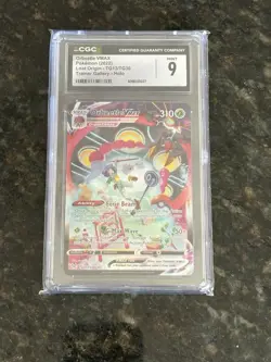 Pokemon Lost Origin Ultra Rare Orbeetle VMAX TG13/TG30 CGC 9 Mint - Image 1