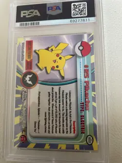 2000 TOPPS CHROME PIKA HU POKEMON T.V. #25 - Image 3
