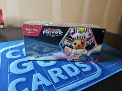 New Pokemon TCG Scarlet & Violet: Prismatic Evolutions Surprise Box 4 Packs - Image 1