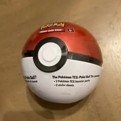 Pokemon TCG PokeBall Tin - Standard Ball H24 - Sealed NEW - 3 Booster Packs - Image 1