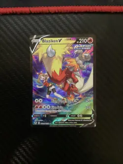 Pokemon TCG Blaziken V TG14/TG30 Silver Tempest Trainer Gallery Ultra Rare NM - Image 1