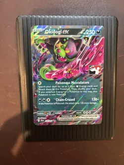 Play! Pokemon Prize Pack 6 Shrouded Fable 036/064 Okidogi ex Stamped NM - Image 1