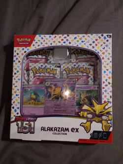 pokemon 151 zapdos ex and alakazam ex collection box - Image 2