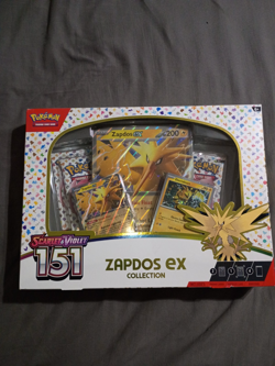 pokemon 151 zapdos ex and alakazam ex collection box - Image 3