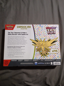 pokemon 151 zapdos ex and alakazam ex collection box - Image 4