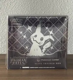 Pokemon Scarlet & Violet Paldean Fates Pokemon Center ETB NEW&Sealed with case - Image 1