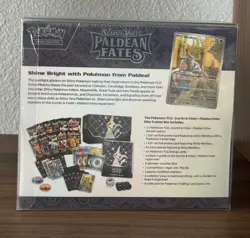 Pokemon Scarlet & Violet Paldean Fates Pokemon Center ETB NEW&Sealed with case - Image 3