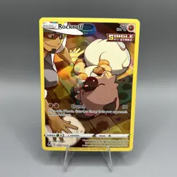 Rockruff TG07/TG30 Silver Tempest: Trainer Gallery Full Art Holo Rare NM Mint - Image 1