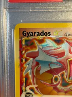 [PSA 8] - POKEMON EX HOLON PHANTOMS: GYARADOS GOLD STAR #102 - Image 2