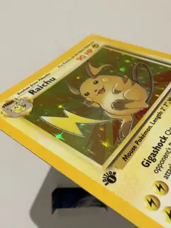 Pokemon TCG Holographic Raichu Fossil 14/62 1st Edition Holo Rare - Image 3