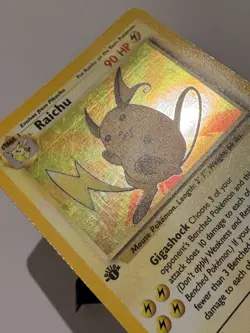 Pokemon TCG Holographic Raichu Fossil 14/62 1st Edition Holo Rare - Image 5
