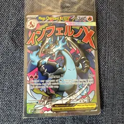 Sealed Pokemon Mega Charizard X ex 023 Me: Mega Evolution Promo Holo - Image 1