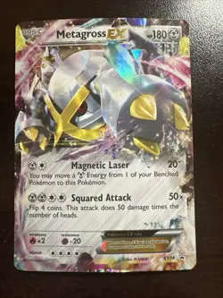 Metagross EX XY34 Pokemon TCG XY Promos DMG - Image 1