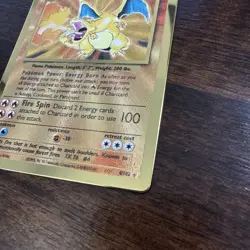 2021 Pokemon Charizard Gold Metal Celebrations UPC Ultra Premium Collection - Image 2