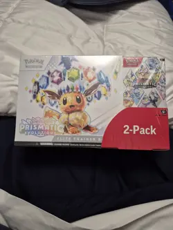 Pokemon Prismatic Evolutions 2 Pack Etb Booster Costco Bundle - Image 1