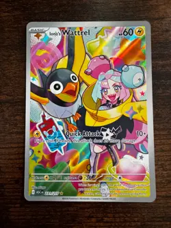 Pokemon TCG Ascended Heroes Iono’s Wattrel 231/271 plus freebie (NM, In hand) - Image 1