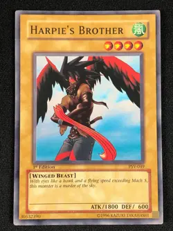YUGIOH HARPIE’S BROTHER PSV-049 1ST NA PRINT COMMON (NM) - Image 1