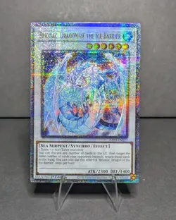 Brionac, Dragon of the Ice Barrier Yugioh RA03-EN227 Quarter Century Secret Rare - Image 1