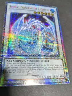 Brionac, Dragon of the Ice Barrier Yugioh RA03-EN227 Quarter Century Secret Rare - Image 3